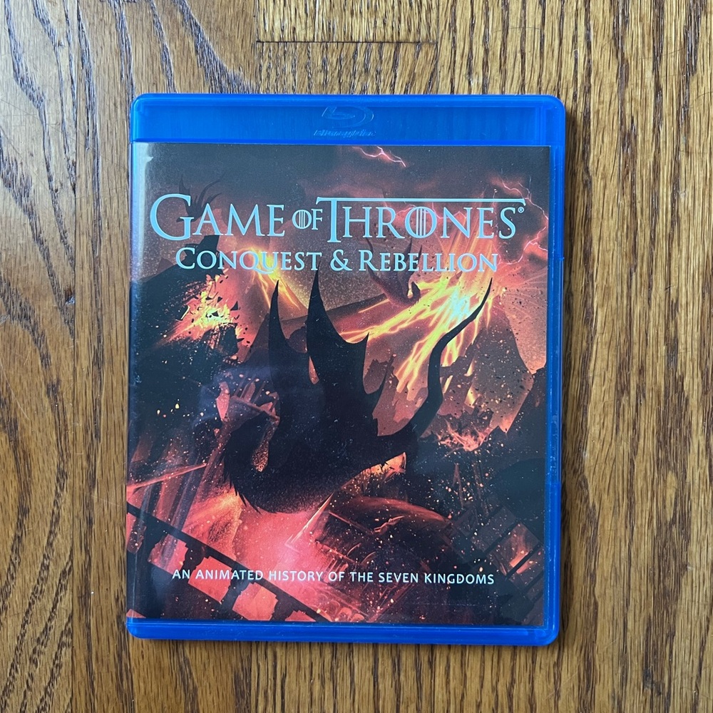📀GAME OF THRONES - “Conquest & Rebellion” Blu-Ray DVD.